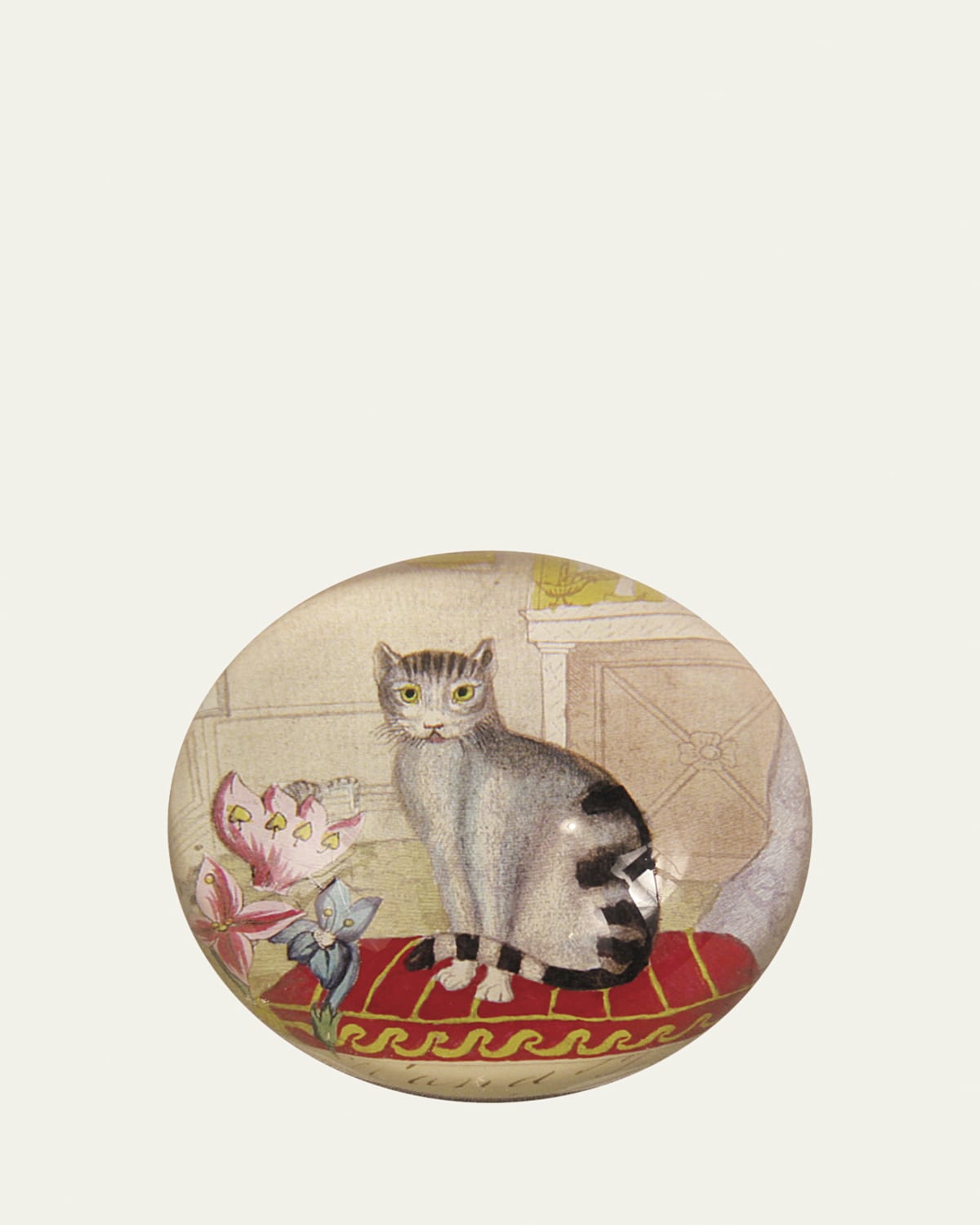 John Derian Cat Dome Paperweight