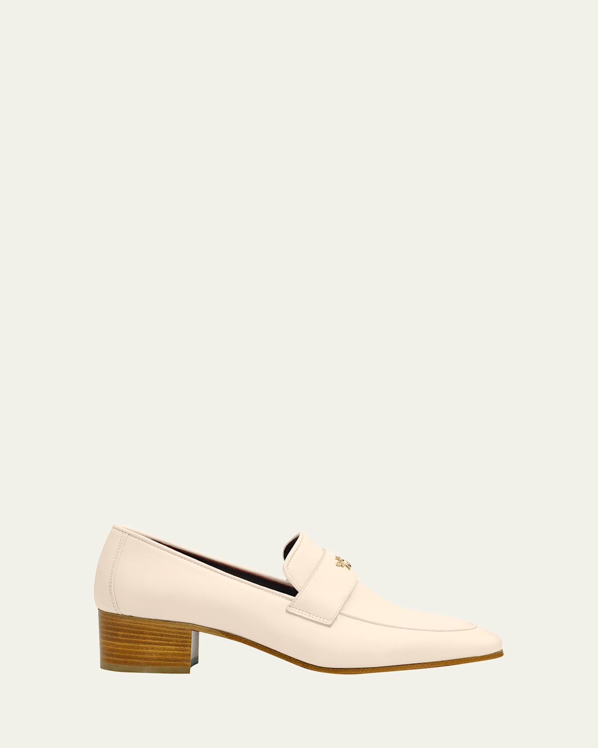 Leather Heeled Loafers
