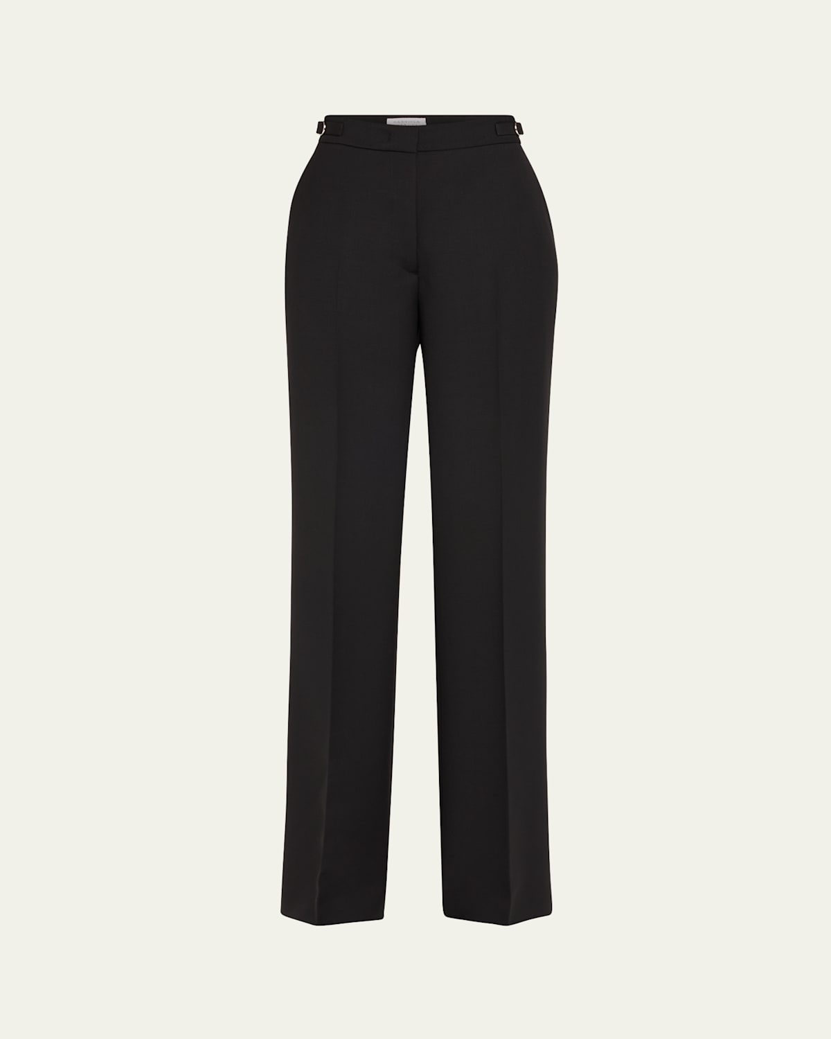 Vesta Wide-Leg Pants with Belted Detail