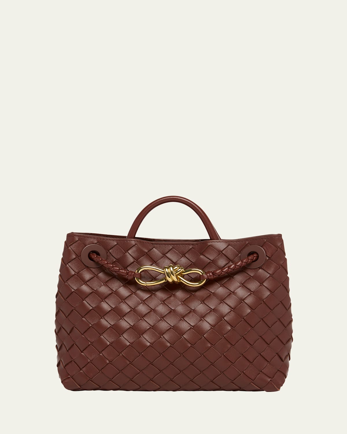 Bottega Veneta Small Andiamo Bag In Sapele