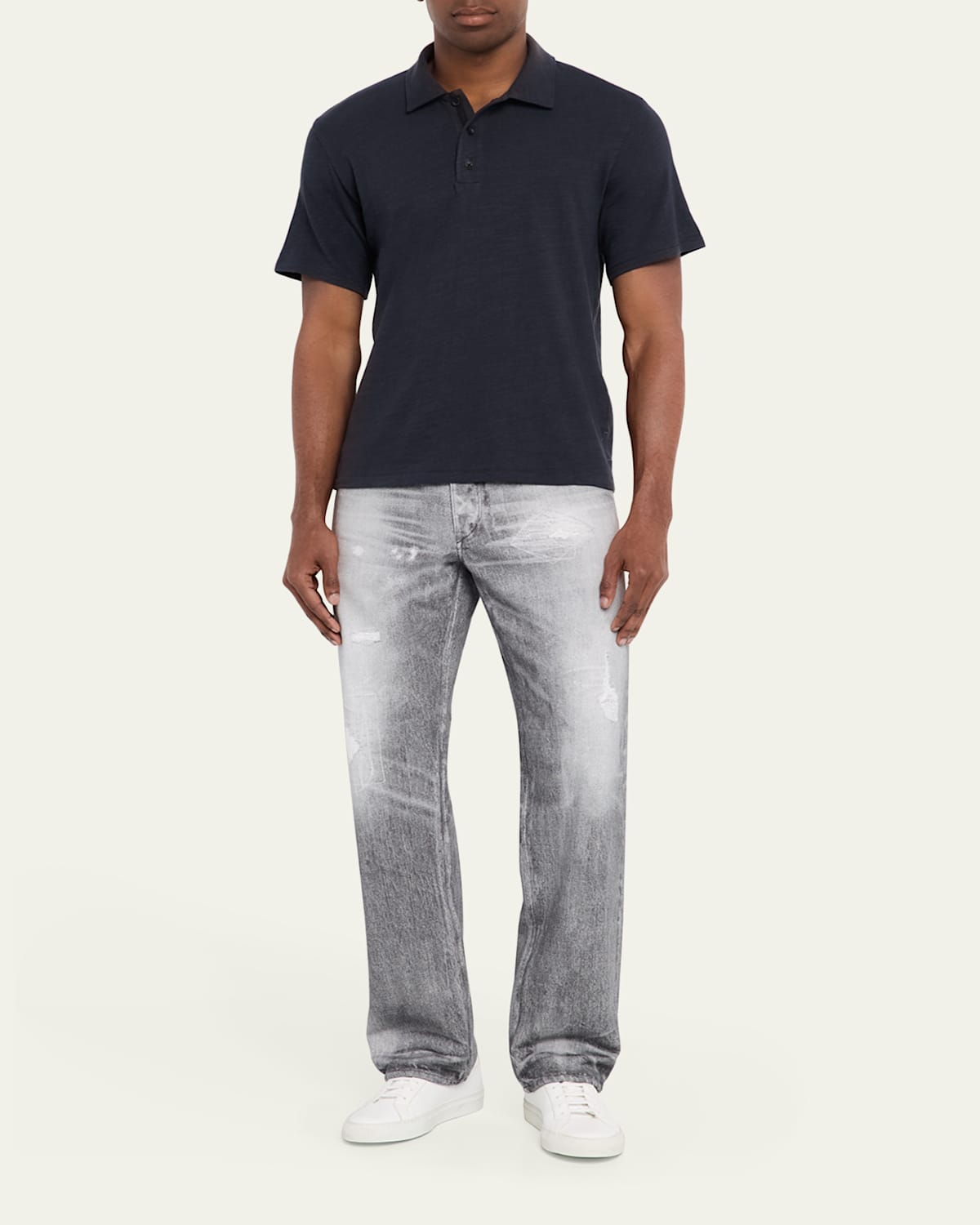 Men'S Classic Flame Polo Shirt