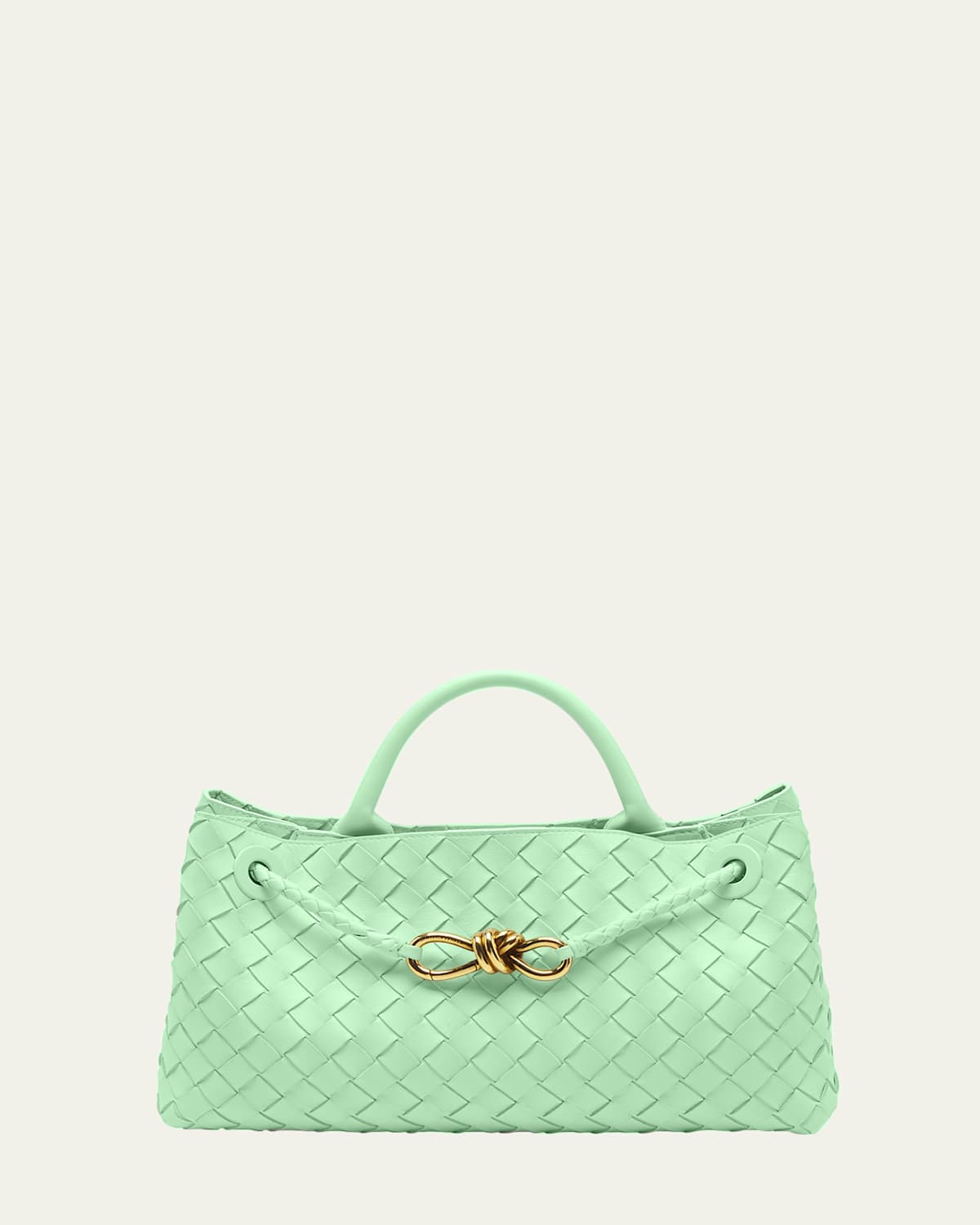 Bottega Veneta Small East-west Andiamo Bag In Siren-muse Brass-sir