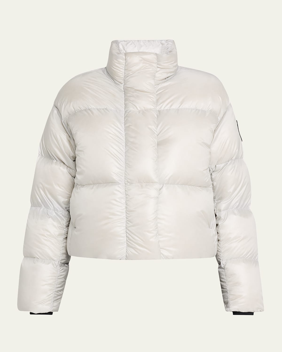 Canada Goose Cypress Cropped Puffer Black Label In Silverbirch