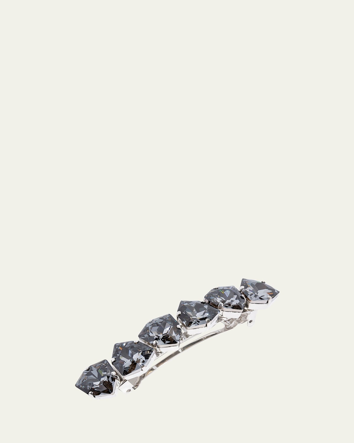 Teardrop Crystal Barrette