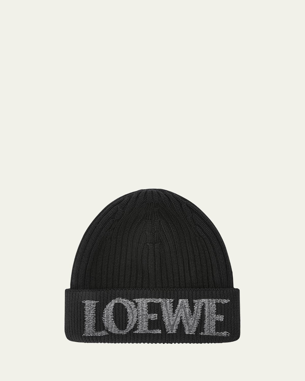 Blurred Logo Wool Beanie