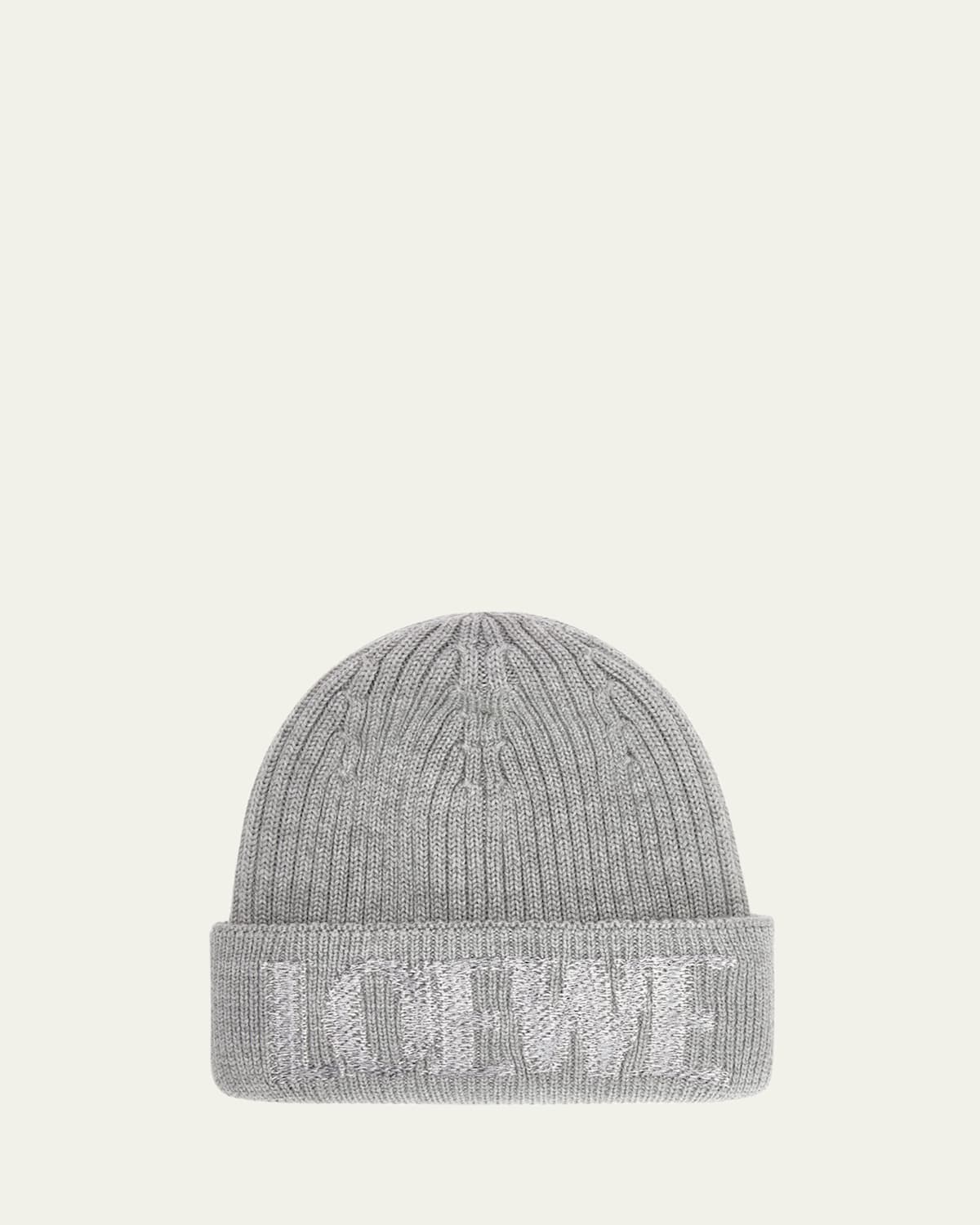 Blurred Logo Wool Beanie