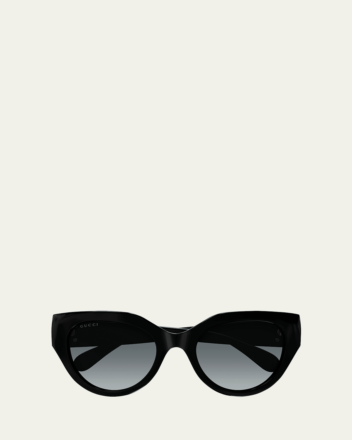 Gucci Gg Emblem Acetate Cat-eye Sunglasses In Gold
