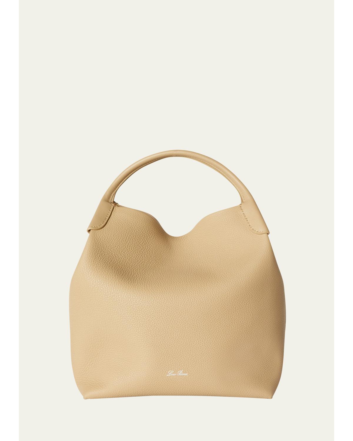 Large Bale Fine-Grain Leather Bag