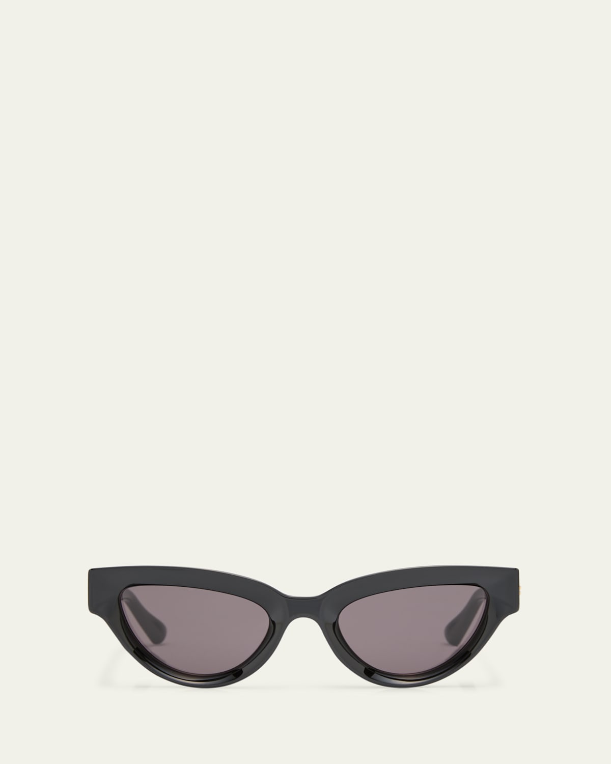 Bottega Veneta Cat-eye Acetate Sunglasses In Black