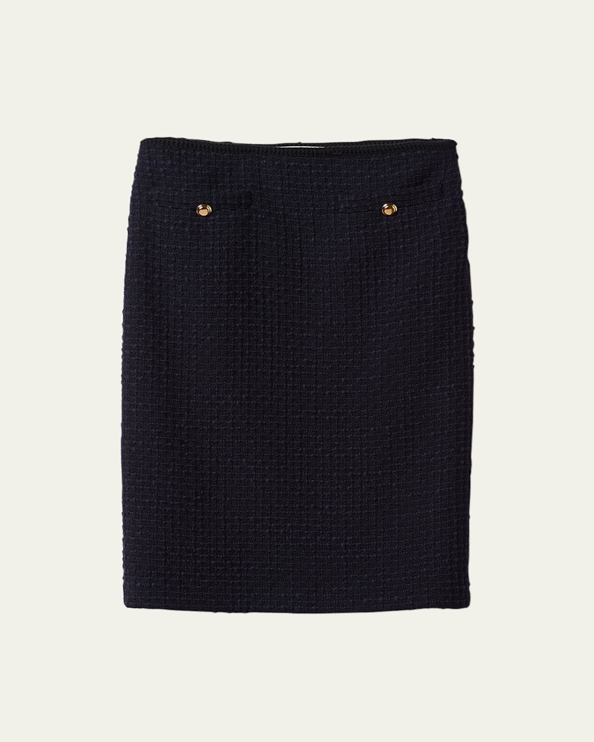 Miu Miu Tweed Skirt In Bleu