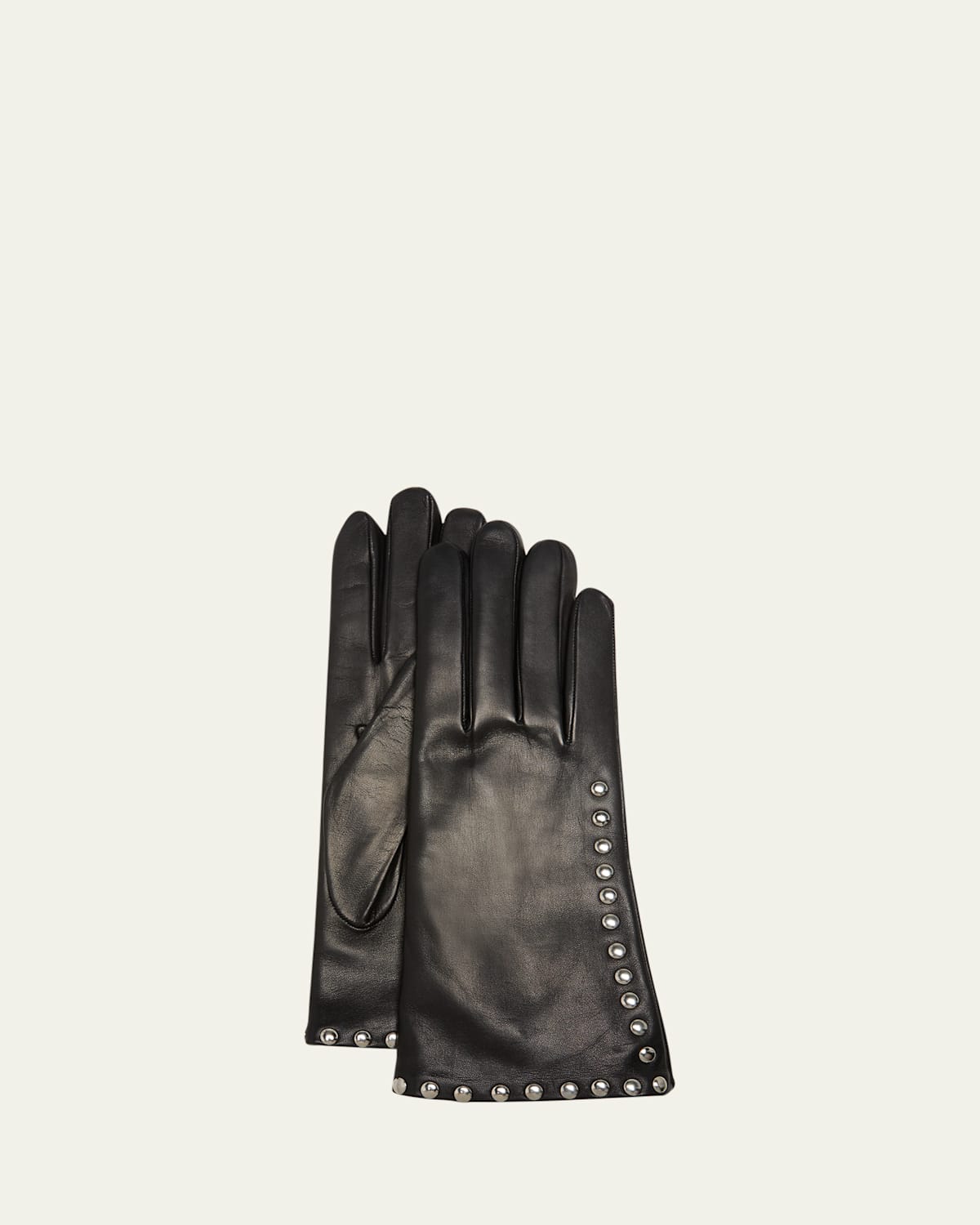 Guanti Giglio Fiorentino Studded Nappa Leather Gloves
