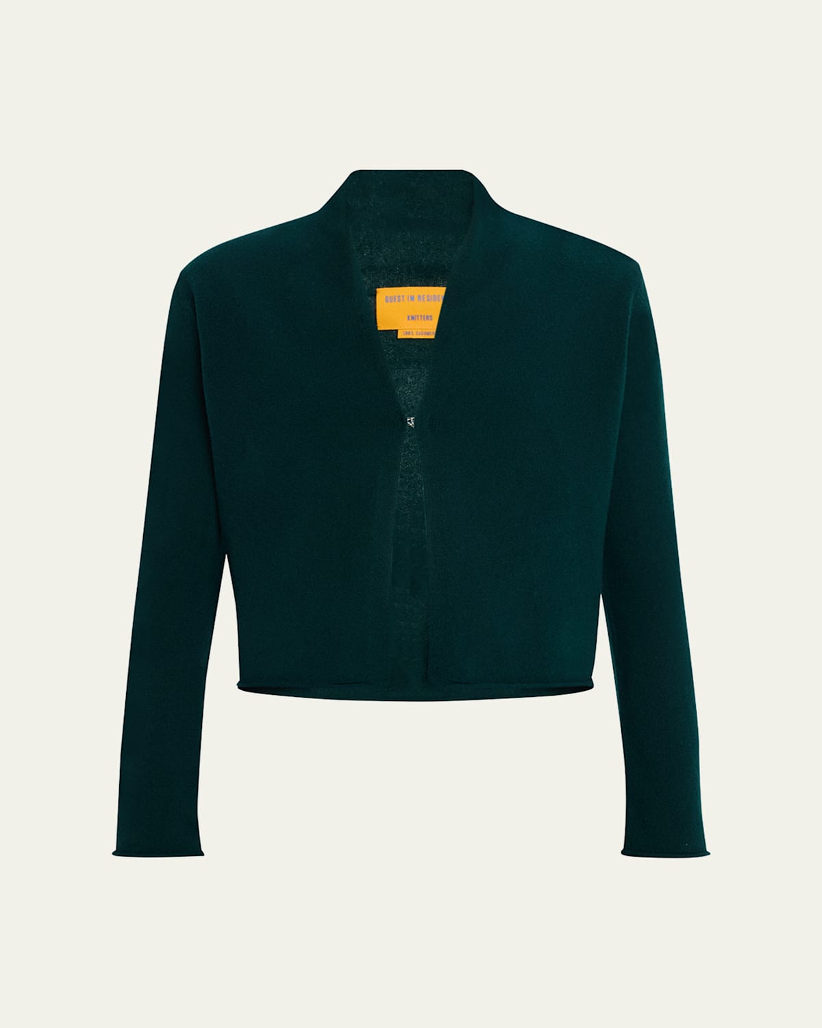 Guest In Residence Stealth Cashmere Multicolor Cardigan In Green