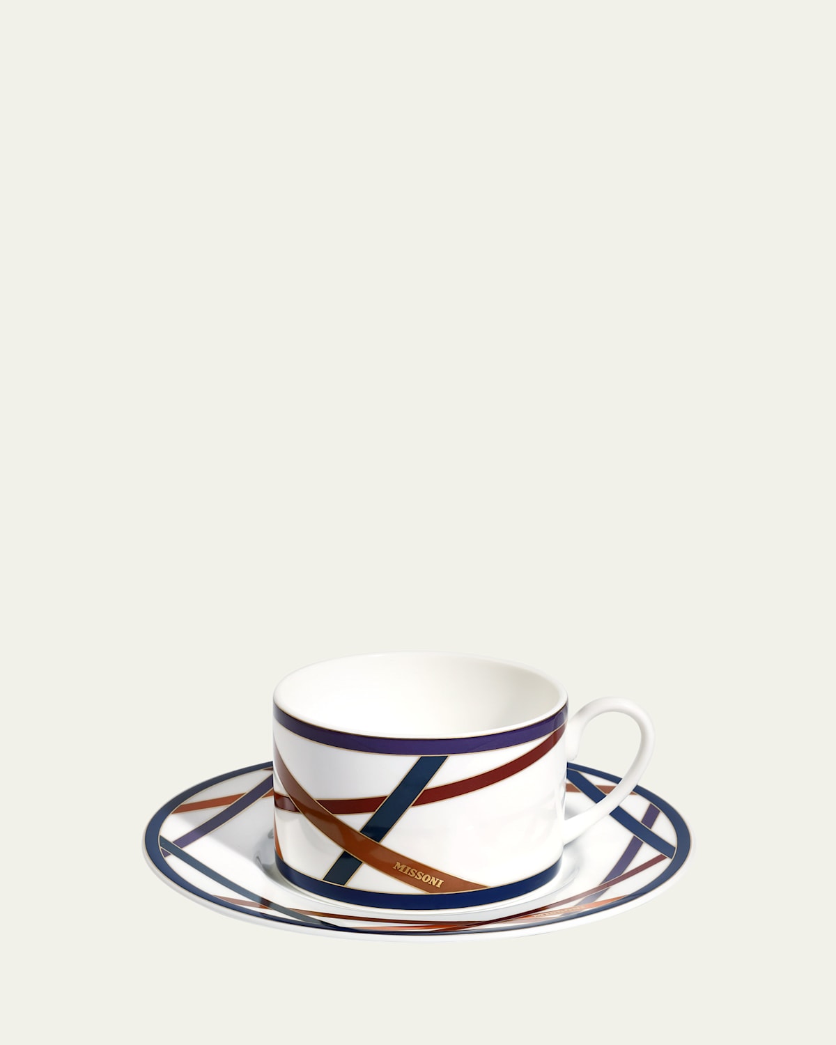 Missoni Home Nastri Tea Cup & Saucer