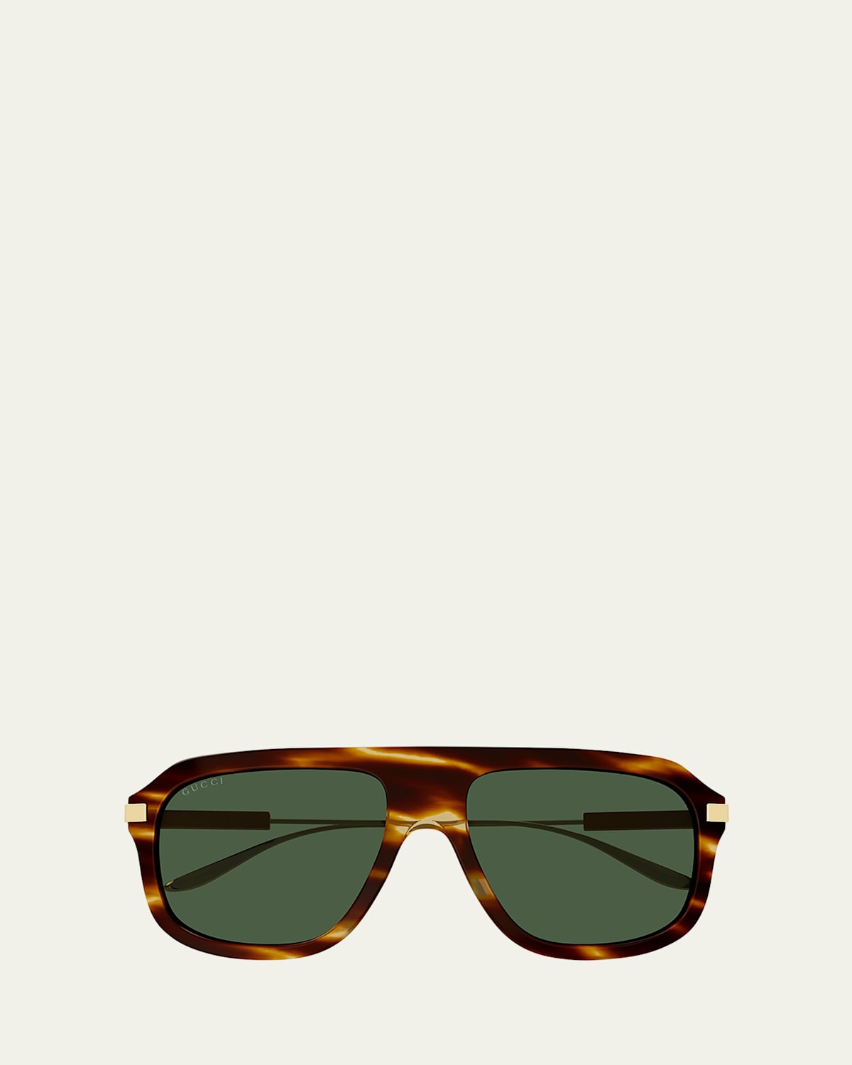 Gucci Interlocking G Pilot-frame Sunglasses In Havana