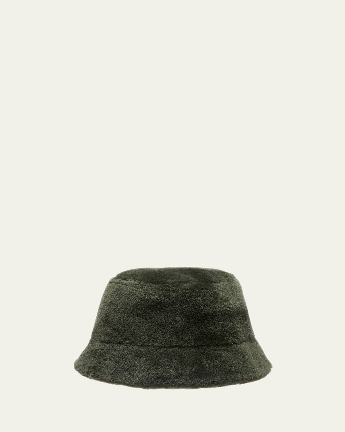 Merino Wool & Shearling Bucket Hat