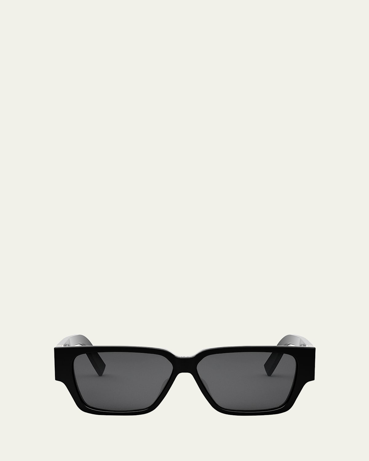 Dior Cd Diamond Logo S5i Geometric Sunglasses, 56mm In Shiny Black  / Smoke