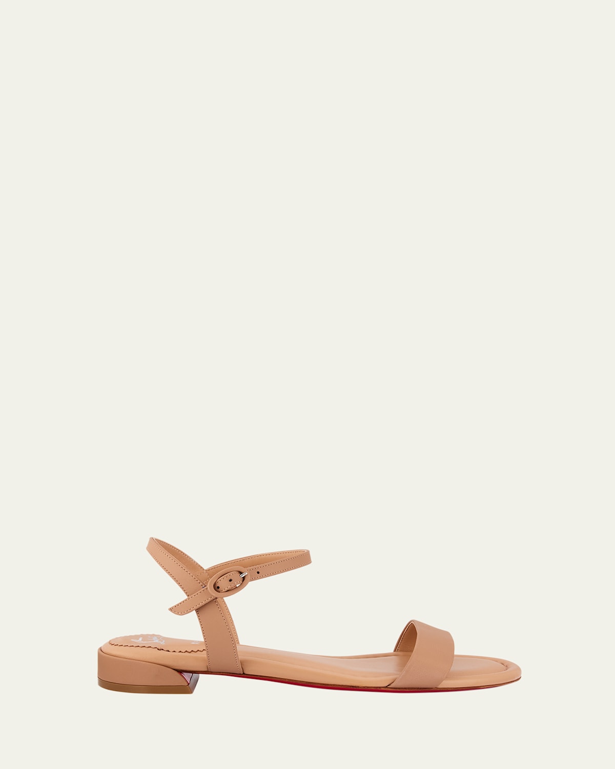 Christian Louboutin Sweet Jane Red Sole Ankle-strap Sandals In Blush