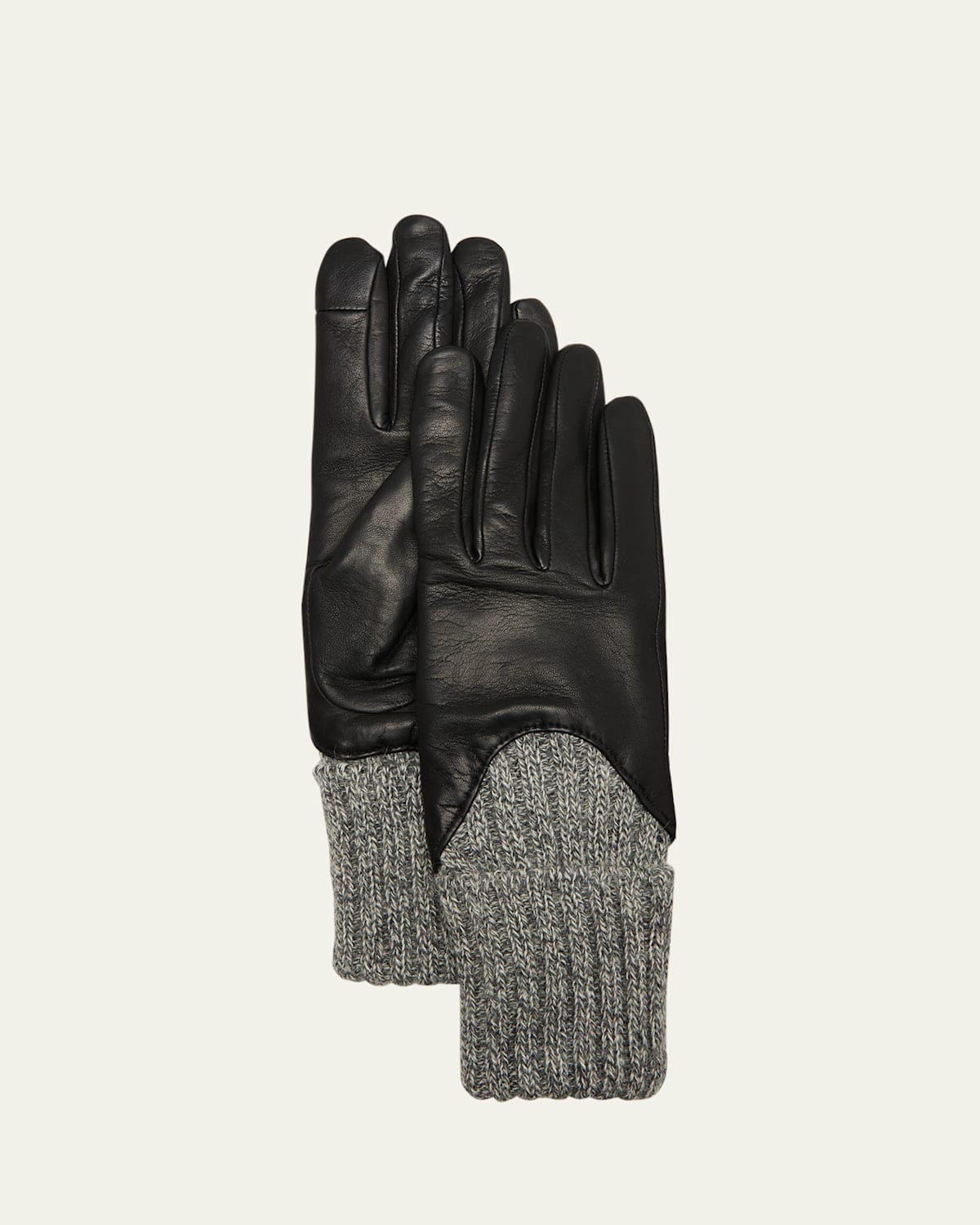 Agnelle Nappa Leather & Alpaca Wool Gloves