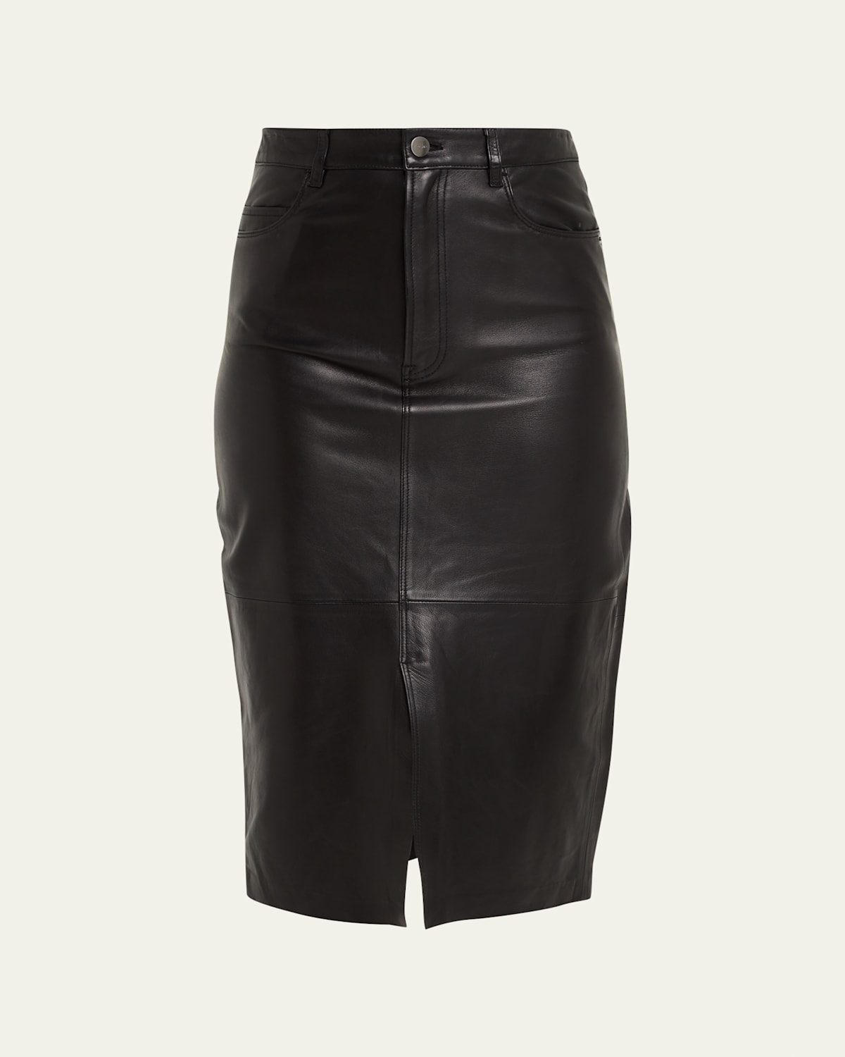 The Leather Midaxi Skirt