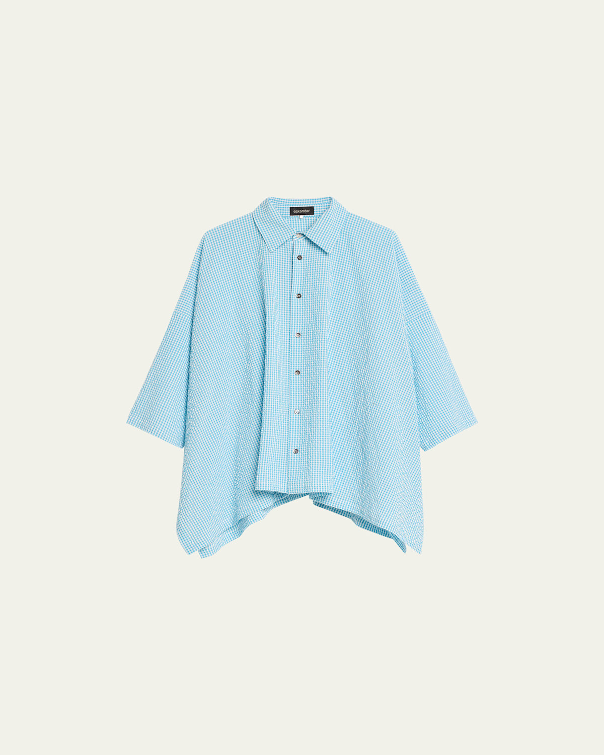 DPS Short-Sleeve Shirt With Collar (Mid Plus Length)