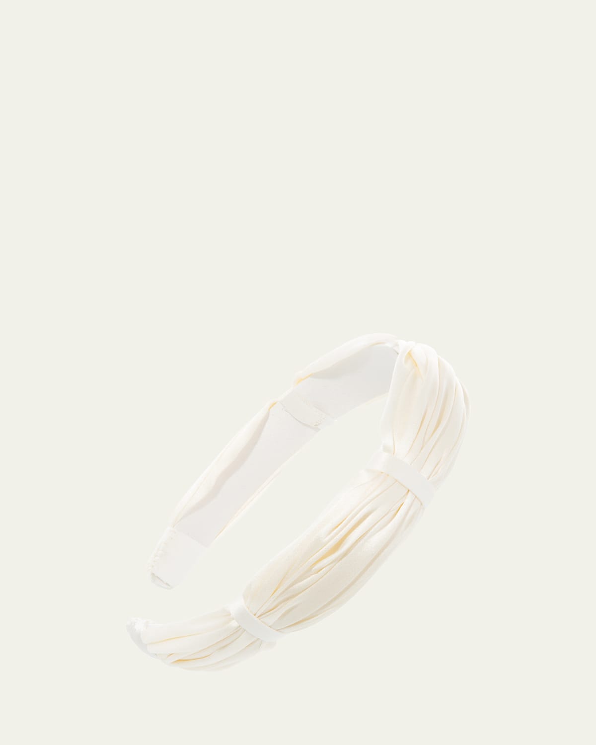 Pleated Bouffant Silk Headband