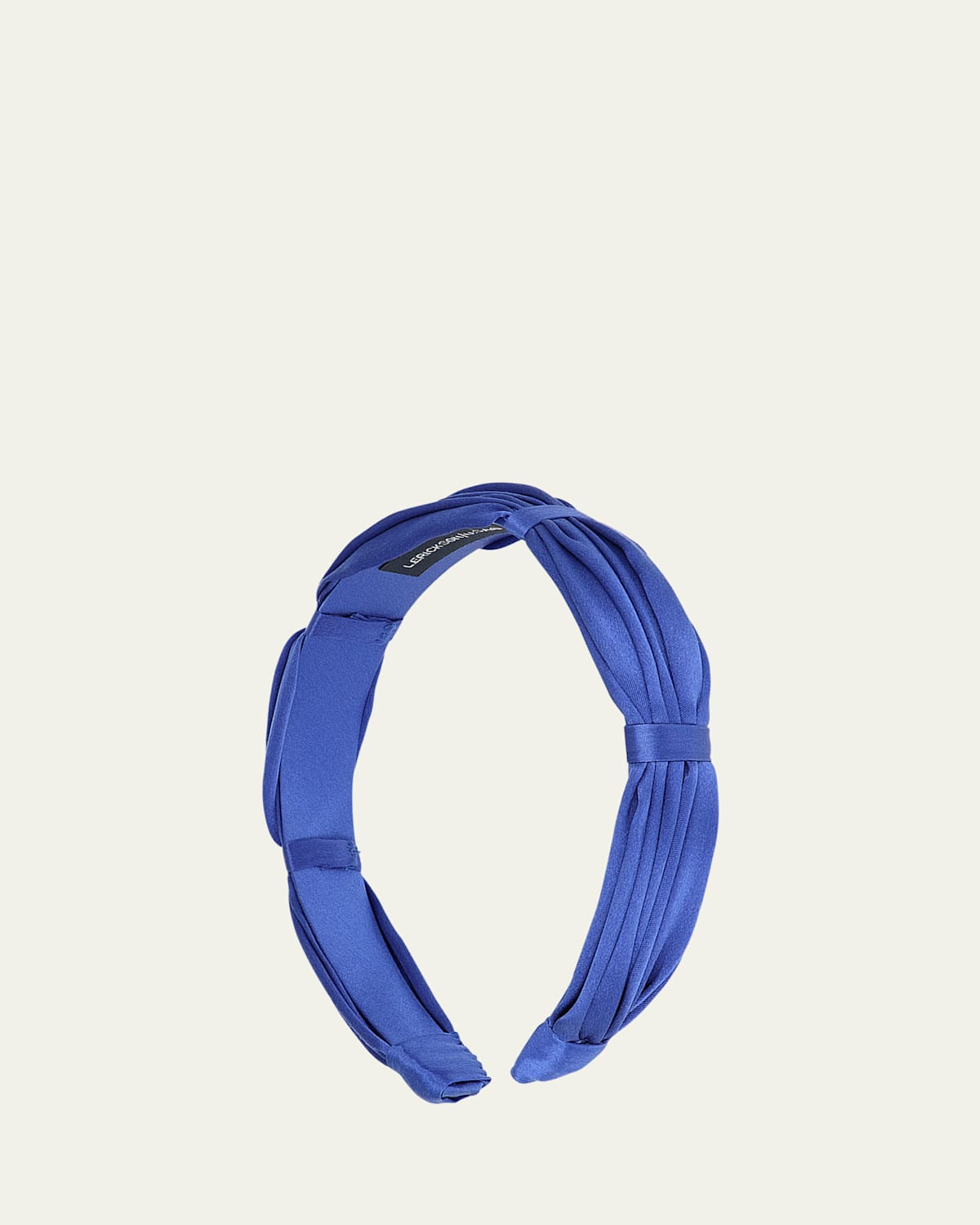 Pleated Bouffant Silk Headband