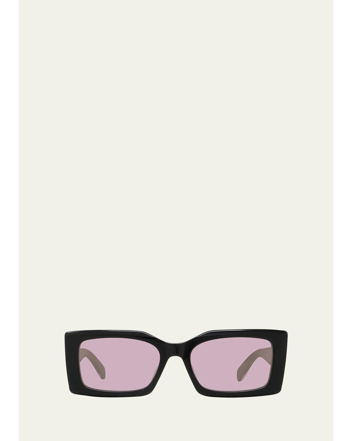 Acetate Rectangle Sunglasses