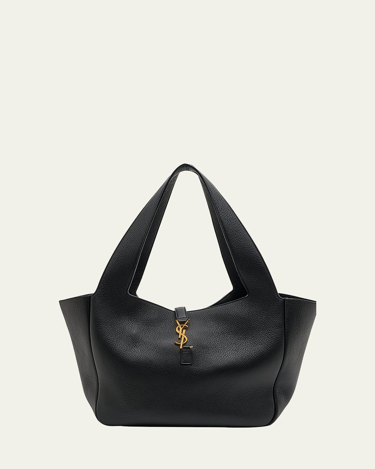 Saint Laurent Bea Cabas Ysl Tote Bag In Supple Leather