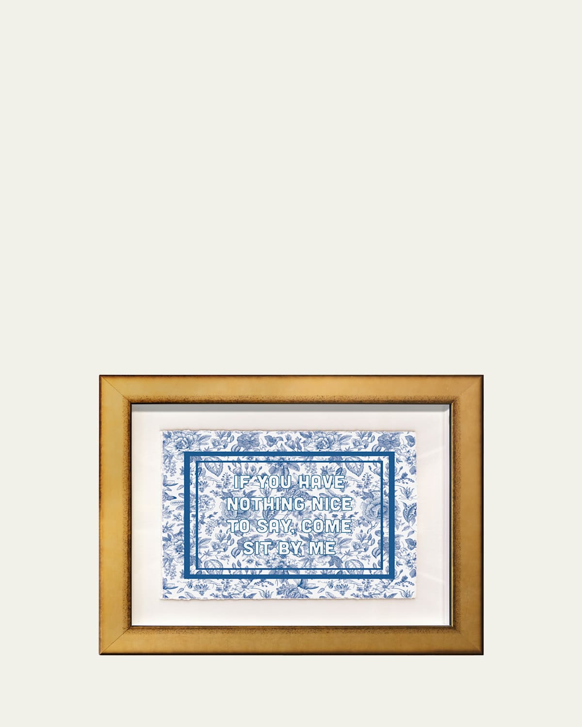 Nick Mele Fine Art Text J "Nothing Nice" Art Print by Nick Mele