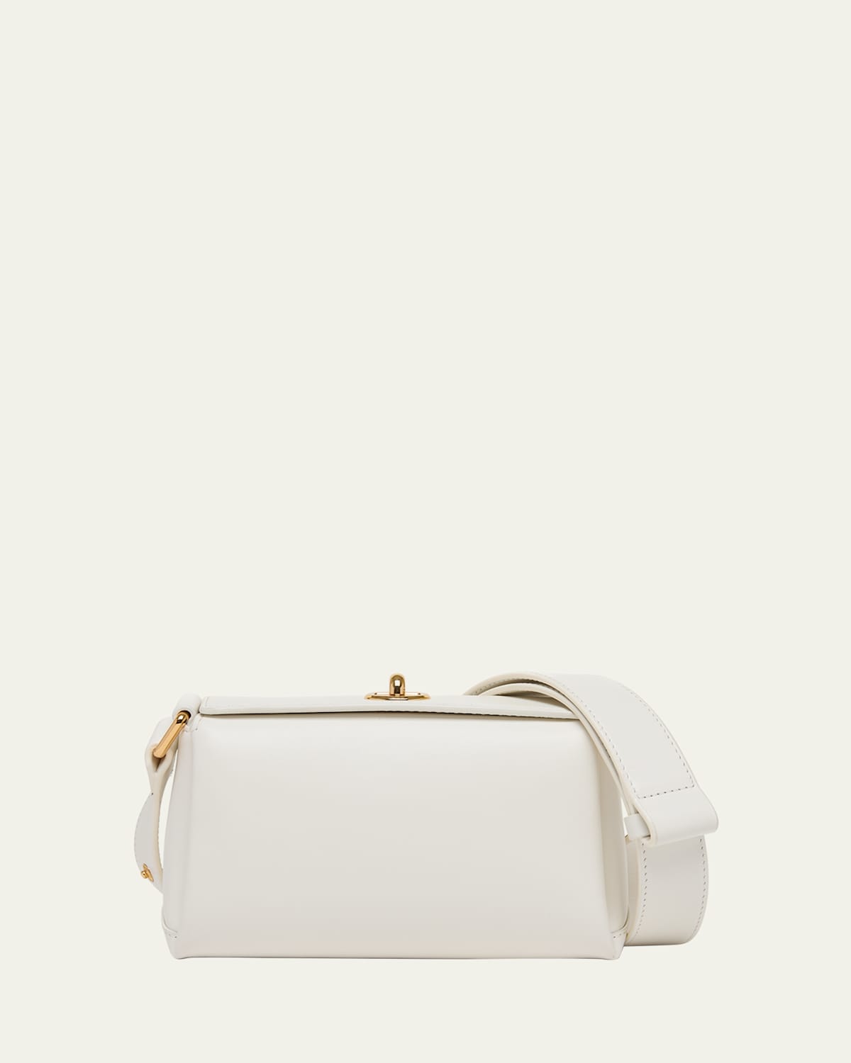 Mini Turn-Lock Leather Shoulder Bag