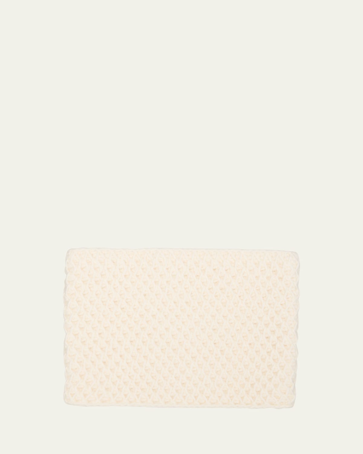 Cashmere Honeycomb Crochet Snood