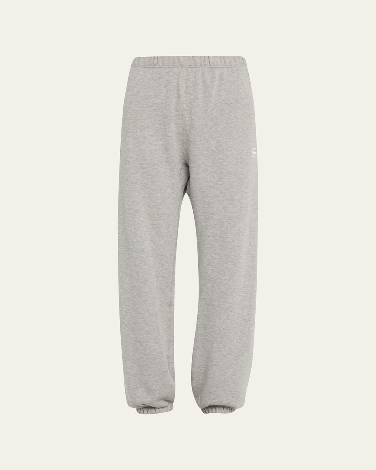 Eterne Classic French Terry Cinched-Cuff Sweatpants