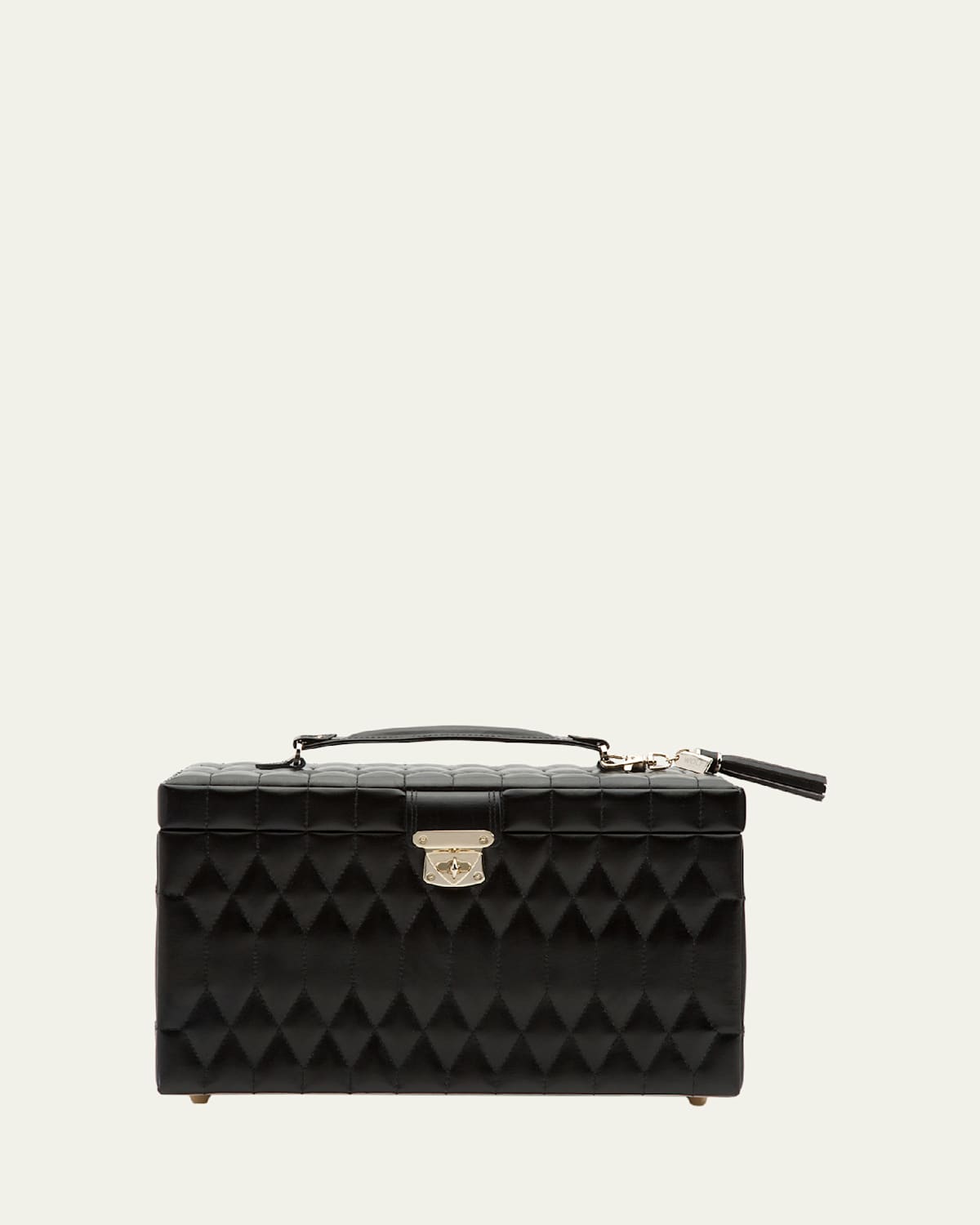 Caroline Black Large Jewelry Case