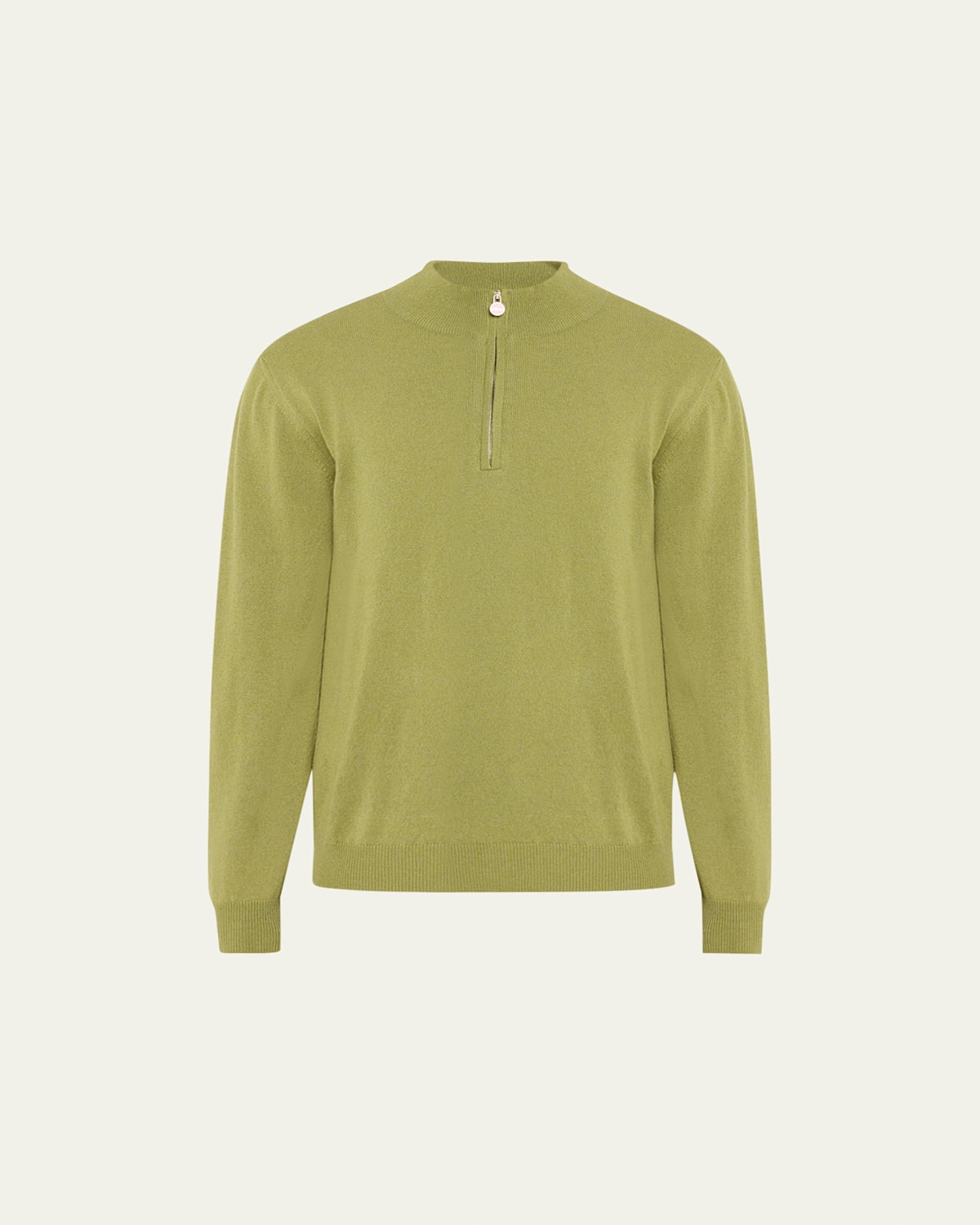 Men's Cashmere Half-Zip Sweater