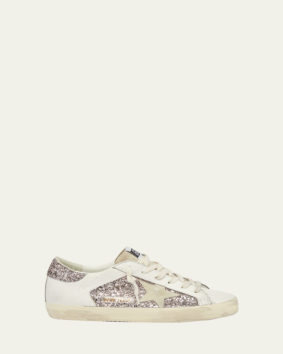 Golden Goose Superstar Leather Glitter Low-top Sneakers In Multi