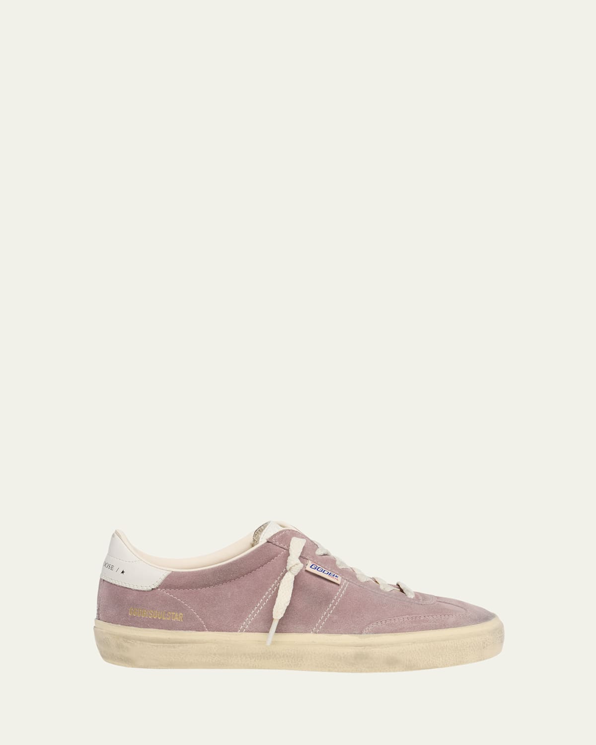 Golden Goose Soul Star Suede Low-top Sneakers In Pink