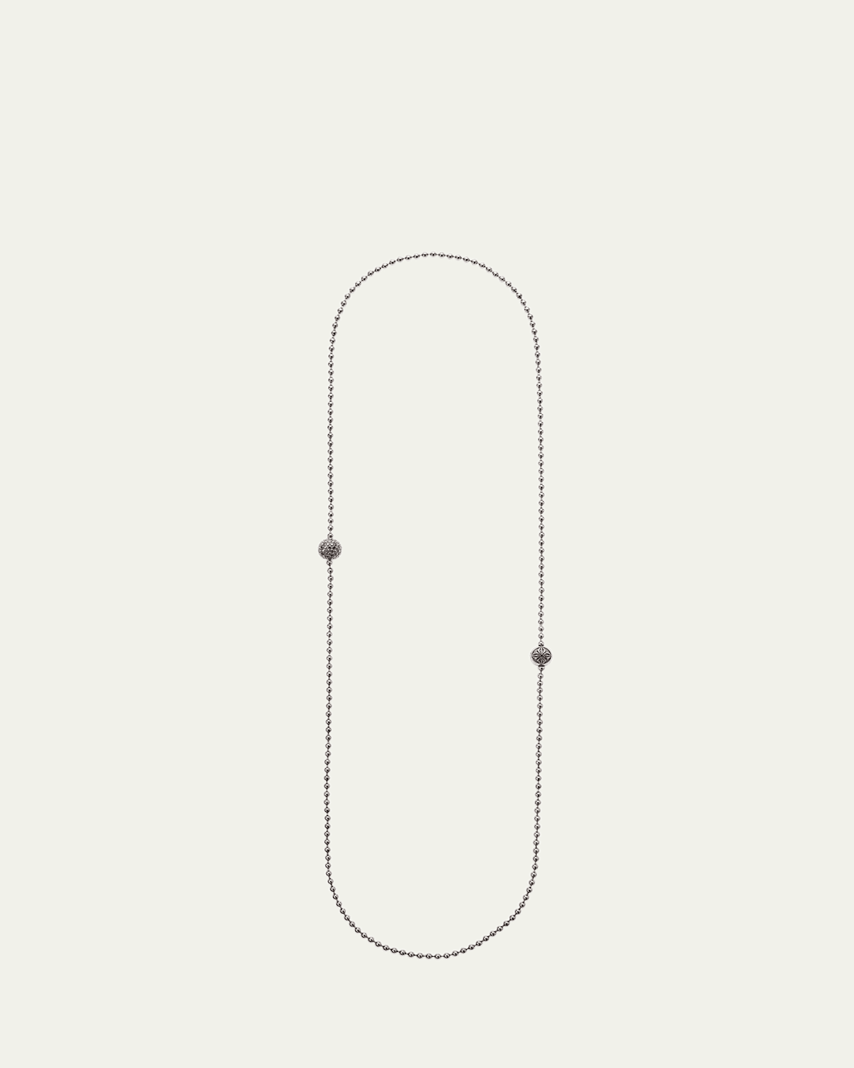 Shamballa Jewels Men's 18K White Gold Black Rhodium Chain Bracelet with Black Diamonds