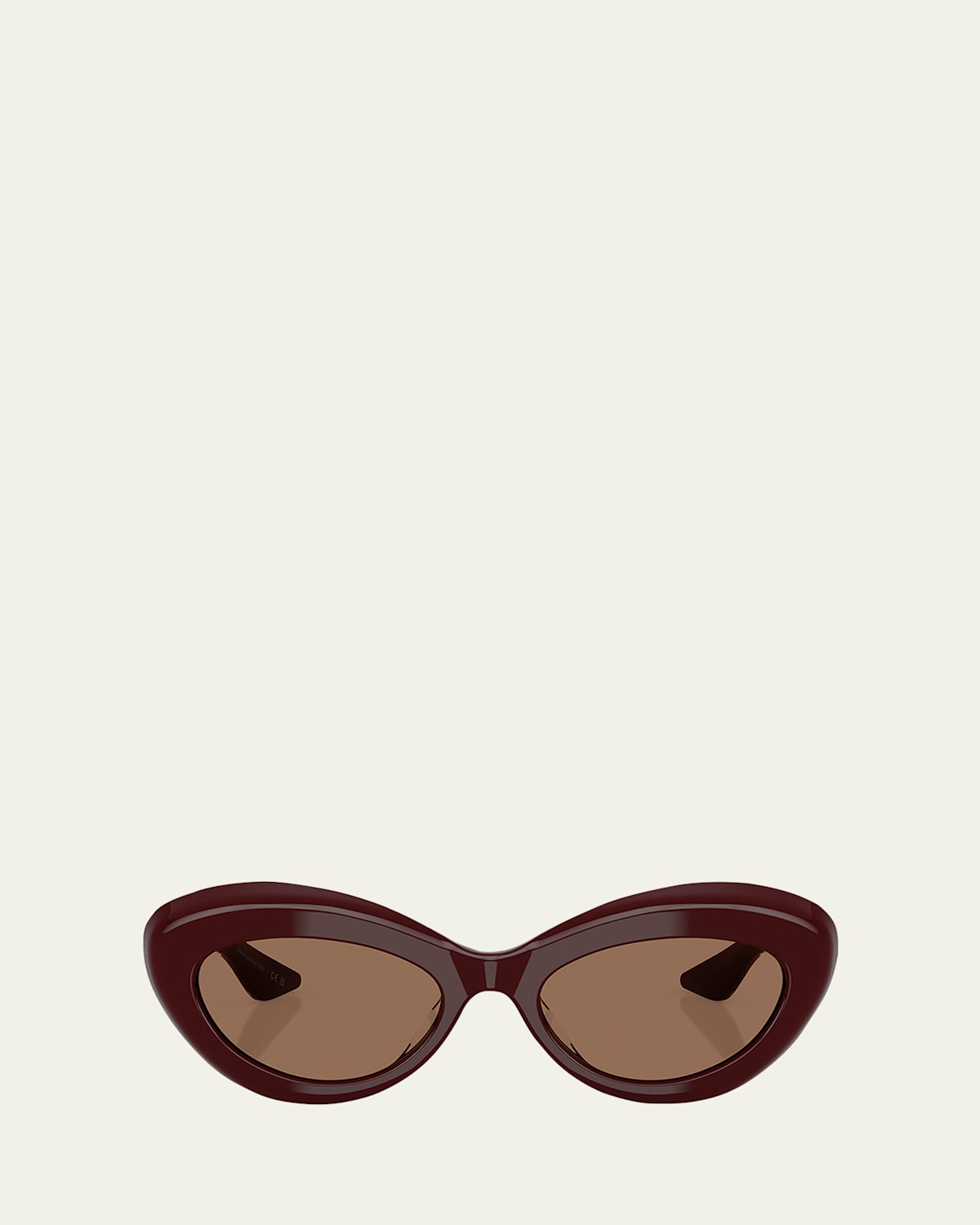 Bold Acetate Oval Sunglasses