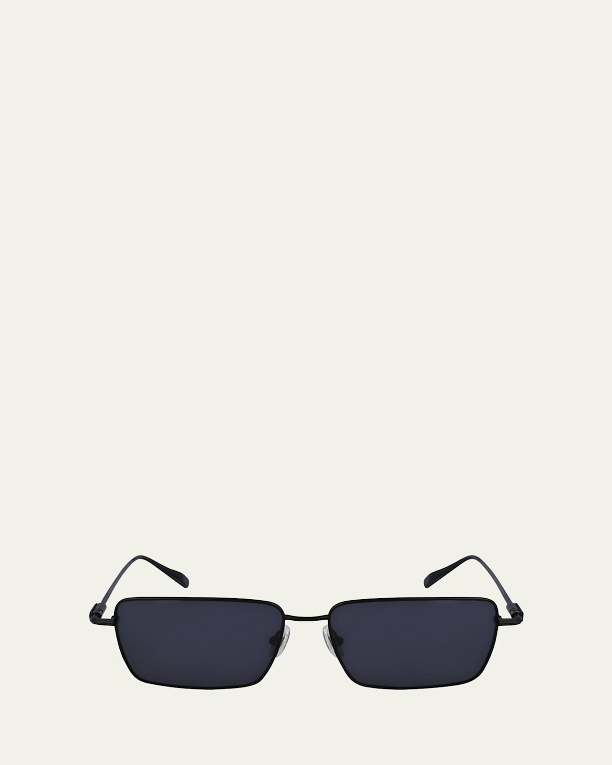 Men's Gancini Evolution Metal Rectangle Sunglasses