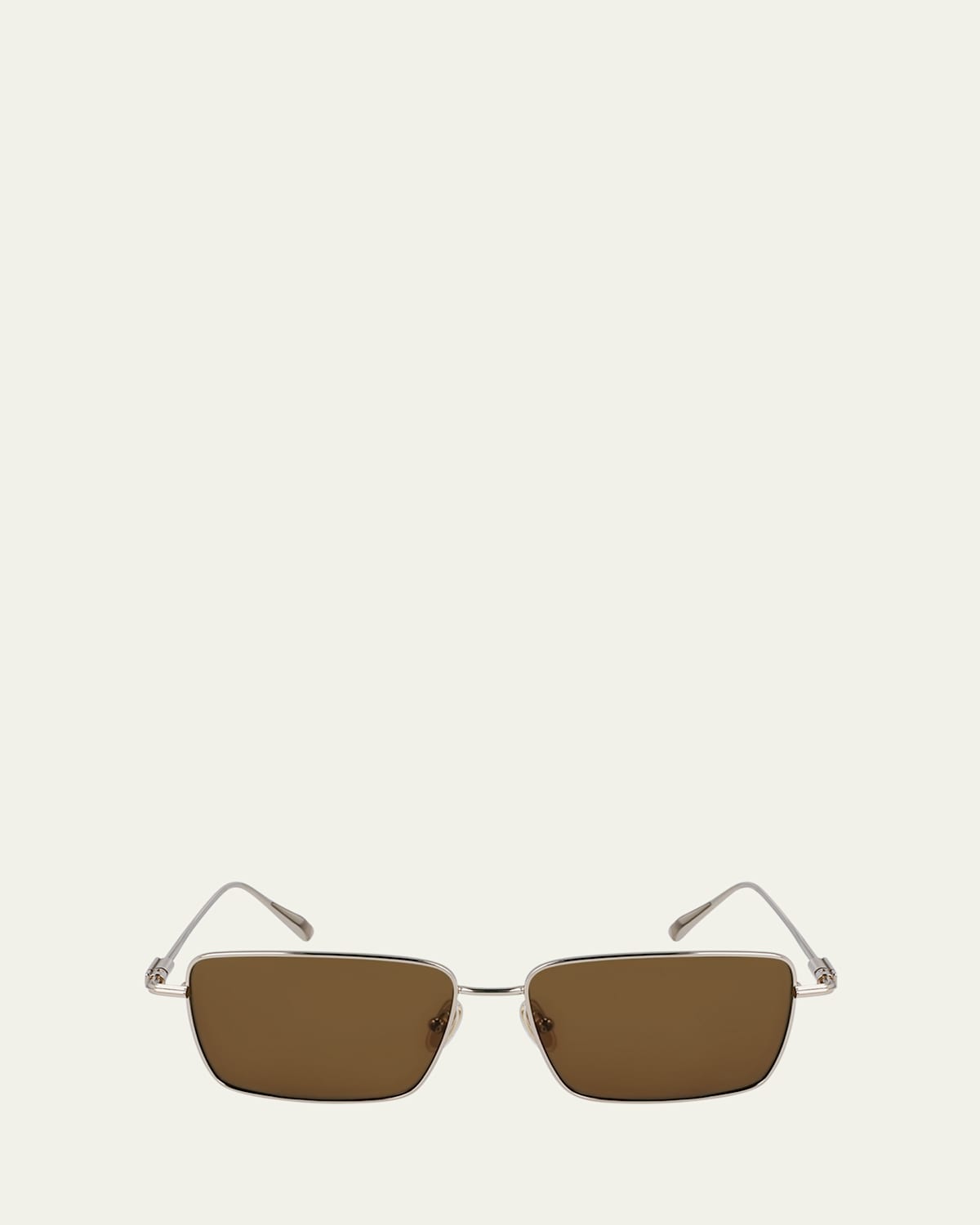 Men's Gancini Evolution Metal Rectangle Sunglasses