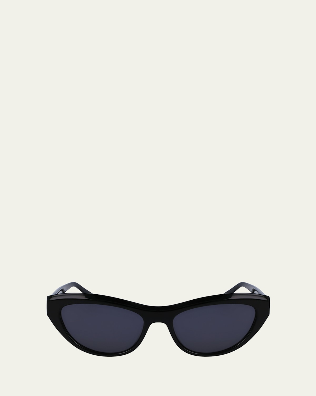 Sleek Logo Acetate Cat-Eye Sunglasses