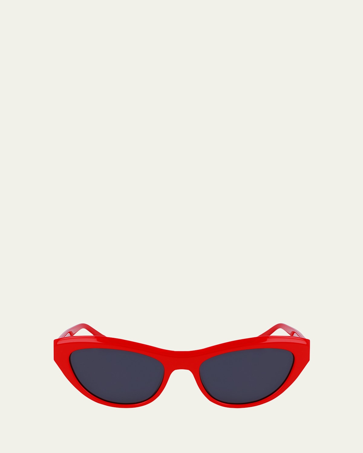Sleek Logo Acetate Cat-Eye Sunglasses