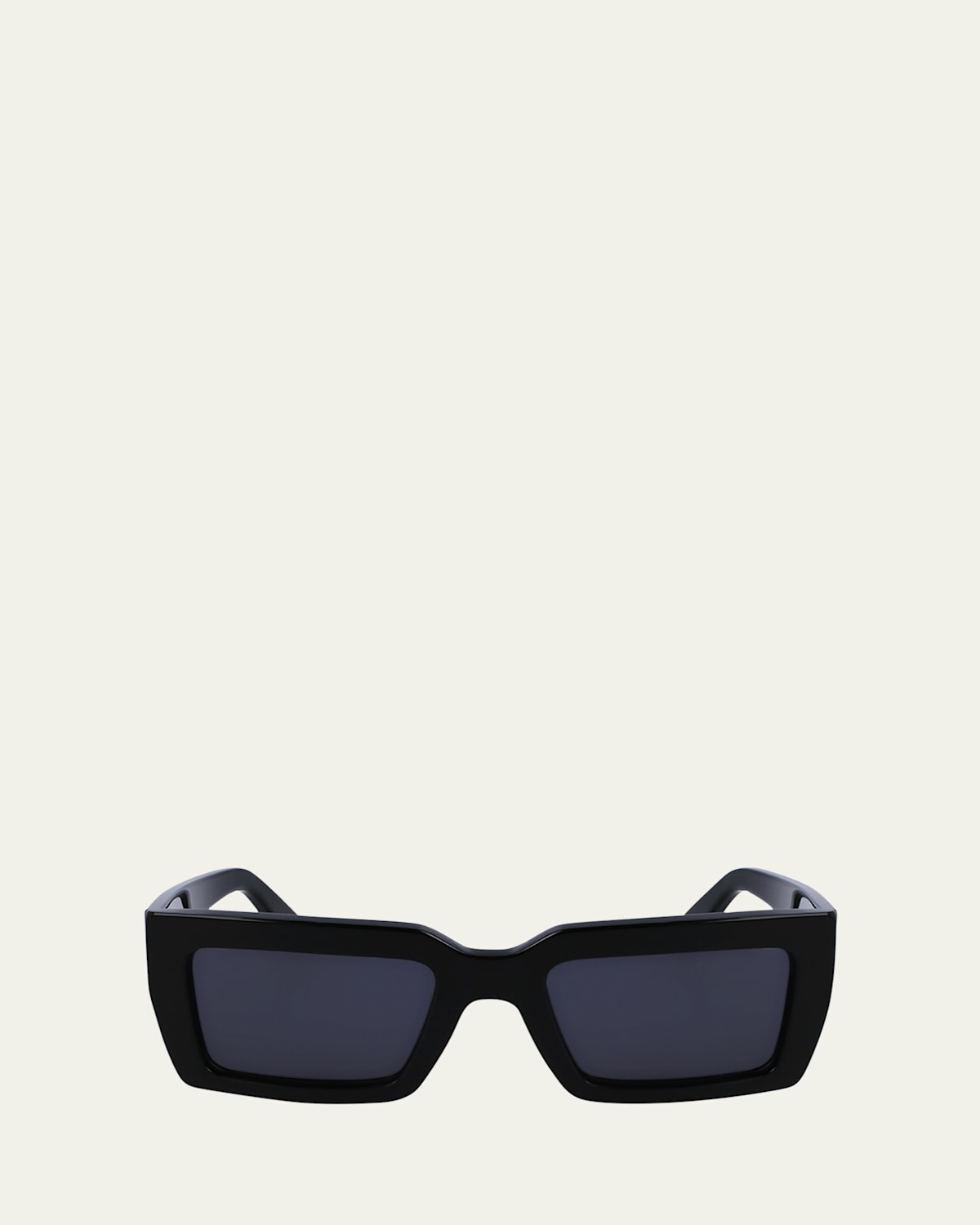 Classic Logo Acetate Rectangle Sunglasses