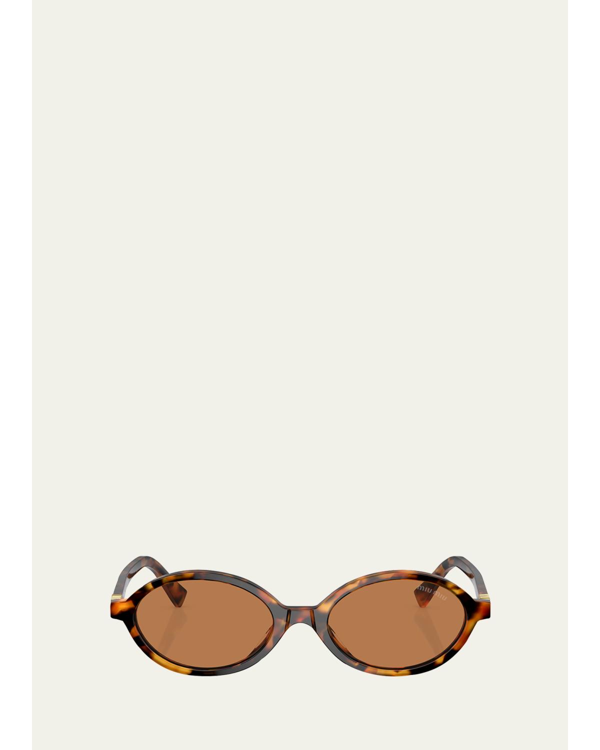 Acetate Oval Sunglasses