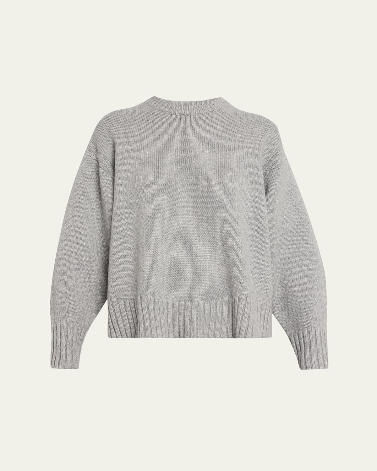 Guest In Residence Cozy Cashmere Crewneck Sweater In Gray