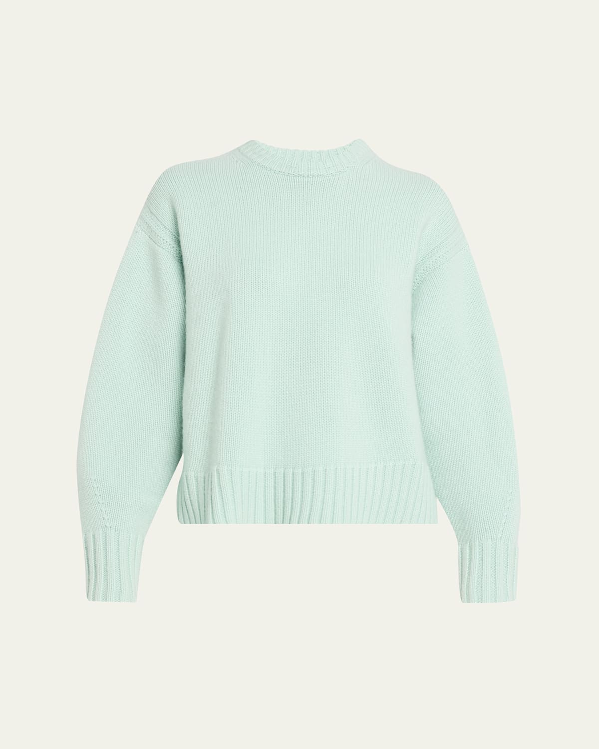 Guest In Residence Cozy Cashmere Crewneck Sweater In Green
