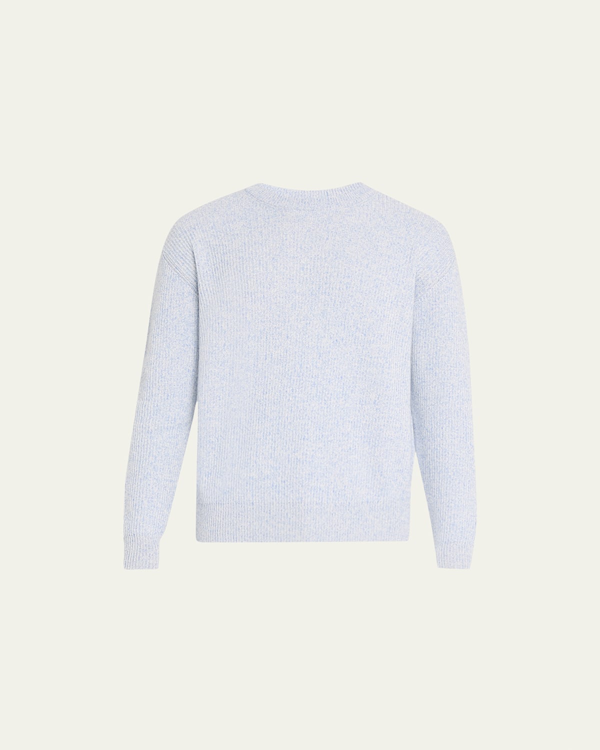 Men's Cotton Melange Crewneck Sweater