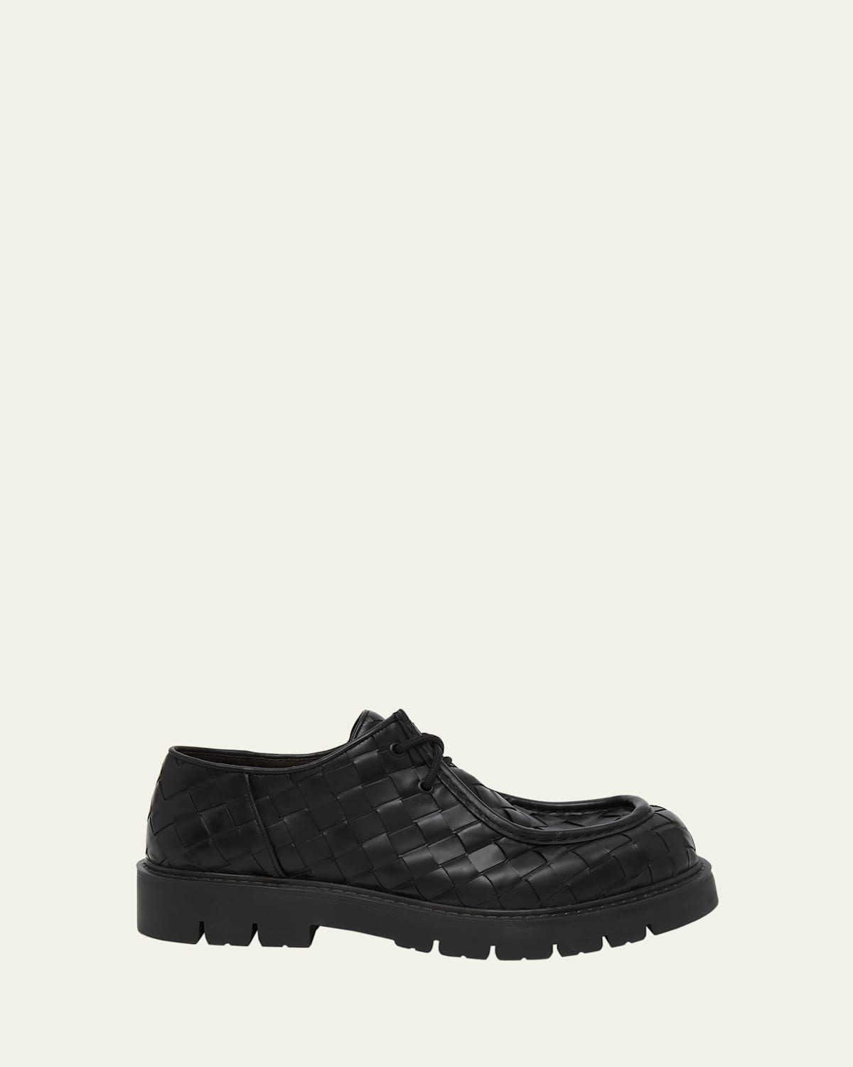 Men's Haddock Intrecciato Leather Derby Shoes