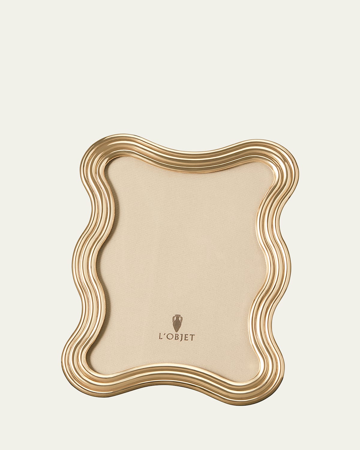 L'objet Ripple Frame, 5" X 7" In Gold