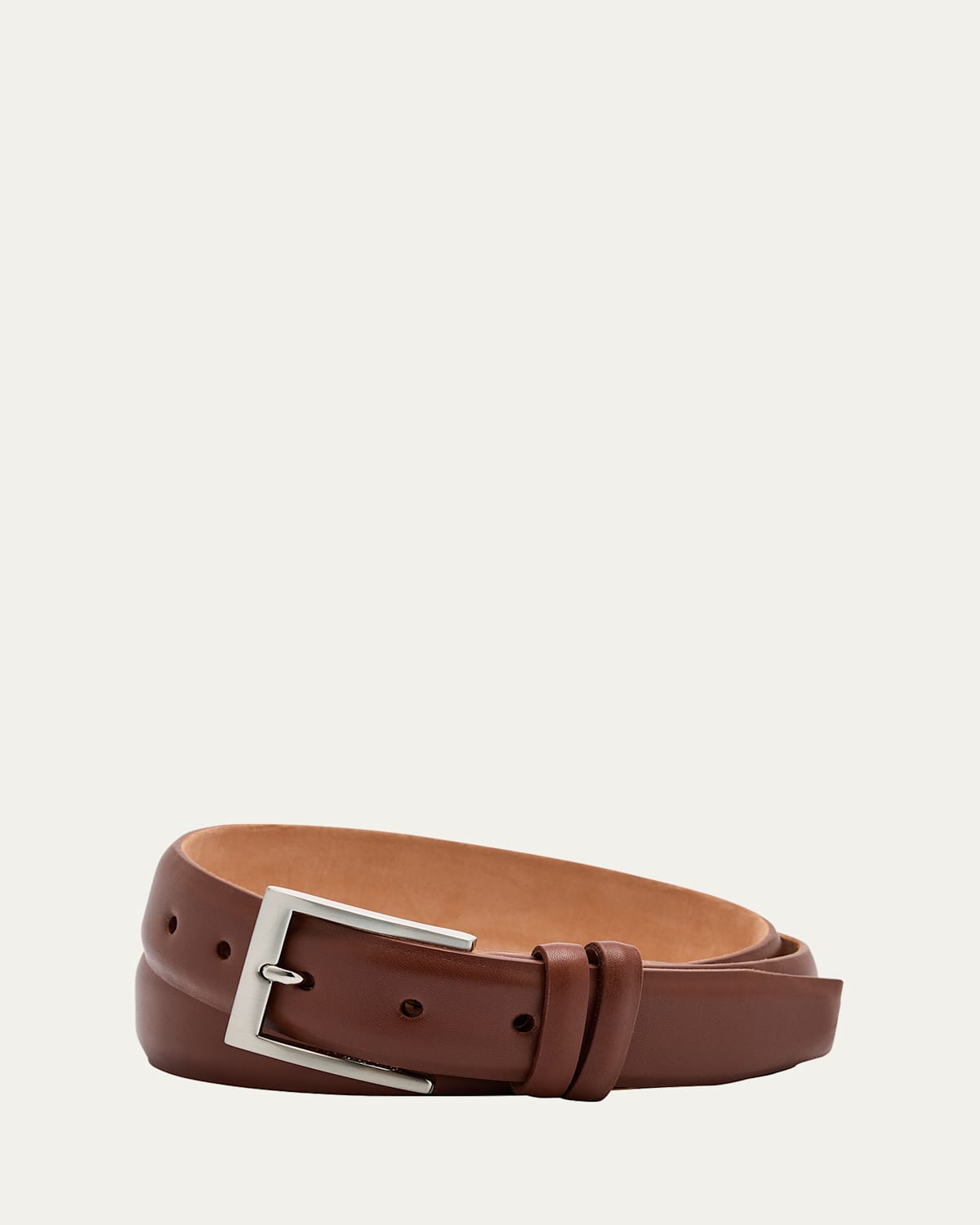 Men’s Semi-Matte Calf Leather Belt